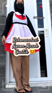 Celemek Koki Anak & Dewasa Model Dua Layer: Pilihan Terbaik untuk Memasak