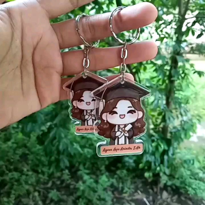 Gantungan Kunci Custom Foto wisuda