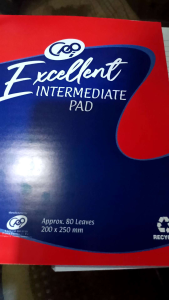 Intermediate Pad Paper 80 Leaves 5pads & 10pads per Pack