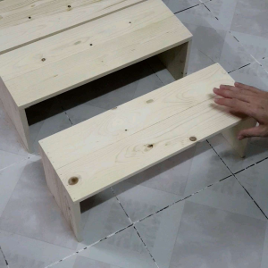 ชั้นไม้ 1 ขั้น ลึก20cm สูง 5 10 15 20 25 cm