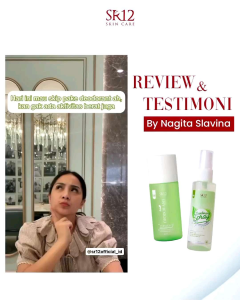 Deodorant Spray SR12 Herbal Skincare Original Best Seller Non Alkohol Mencerahkan Ketiak Hitam Menghilangkan Bau Badan Mengontrol Keringat Berlebih