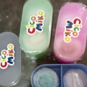Tempat Bedak Bayi Cico Miko 2 in 1 - Anti Tumpah dengan Formula Lembut untuk Kulit Sensitif