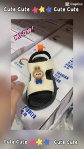 Dép Quai Hậu Đi Học Hở Mũi Labubu Có Đèn Cho Bé Trai Bé Gái Giày Sandal Bé Trai Chất Da Mềm Đế Cao Su Dẻo Chống Trượt