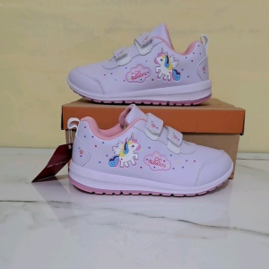 New…Sepatu sekolah anak Ando Minicorn Velcro sz 25-32(FREE KAOS KAKI)