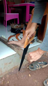 gergaji potong bahan pita baja siap pakai panjang 45cm