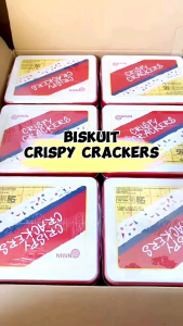 Nissin Crispy Crackers  Kemasan kaleng 750g