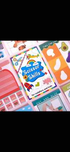 🇲🇾Toddlers and Kids DIY Scissors Skill Cut Glue Book 手工制作互动剪纸书