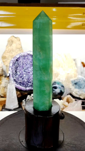 Natural High Grade Green Fluorite Crystal Point Ornament FFP11 #CrystalPoint #Naturalcrystal #homedecor