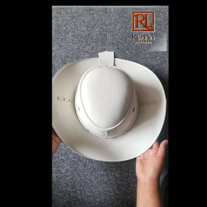 Topi Koboy Pria Kulit Asli Laken