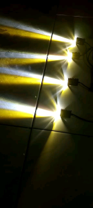 Paket 4 Lampu Led Light Bar Led Grill Led Bemper Led Sorot Mobil Motor 12 Volt untuk Pencahayaan Terang pada Kendaraan