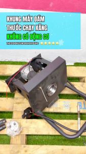 Máy Đầm Thước Không Động Cơ Khung Máy Cán Nền Bê Tông Xây Dựng Không Có Thước