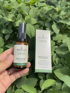 Serum ngừa bọng mắt chống nếp nhăn vùng mắt Sukin Signature Antioxidant Eye Serum chai 30ml