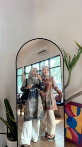 Atasan Tunik Batik Wanita Terbaru / Tunik Batik Modern Termurah / Tunik Muslim / Pakaian Wanita / Fashion Wanita - SALE