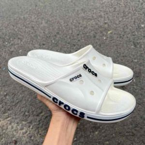 [Chính hãng-lỗi 1 cắt] Dép quai ngang baya sandal màu trắng kiểu đại trà đi thoải mái chống trơn trượt