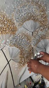 Lukisan Bunga Dandelion Dandelions Atau Blow Ball / Puffball Hiasan Dinding Ruang Tamu Dekorasi Aesthetic Plus Frame FUTURE ART PAINTING