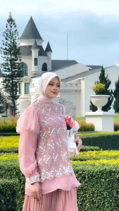 Gamis Dress Wanita Terbaru Eysta Lux Set by Mdly