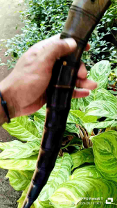 Pisau Bambu PB15cm Motif Kayu Sonokeling: Alat Masak Tahan Lama & Desain Unik