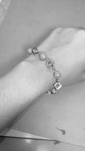 Gelang mutiara asli lombok bahan rhodium mutiara air tawar mutiara lombok