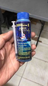 ROMAK 1 PARASITE EXTERMINATOR LICE/KUTO/ANCHOR WORM TREATMENT FOR PET FISH AND AQUACULTURE 100ML
