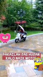 JAS HUJAN MANTEL KANCING EVA PEVA VINYL JAS HUJAN SEPEDA MOTOR JALAN