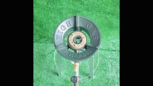 ขาตั้งเตาฟู่แบบกลม สูง70CM+หัวเตาเคบี5 ยี่ห้อแรง-ทน พร้อมวาล์ว แถมฟรีตัวที เตาแก๊ส เตาแม่ค้า เตาฟู่ เตาแก๊สหัวฟู่