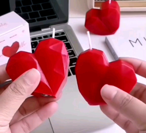 Scented Heart Candles