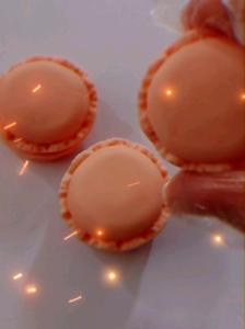 3pcs Macaron Edible Cake Topper Birthday Cake