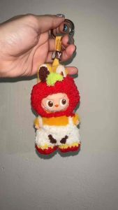 Outfit labubu v4 mini len bằng tay dễ thương xinh xắn