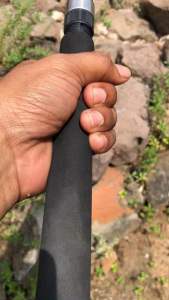 Joran Pancing Carbon Solid Kuat Sambung 2 Bagian