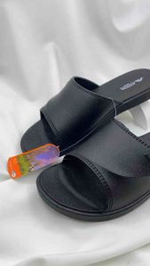 19501 แอดด้า ADDA รองเท้าแตะลำลองแบบสวม สีดำ ไซส์ 7-10 พร้อมส่ง