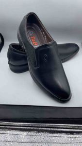 Giày tây công sở nam da bò thật giày đế cao 3.5p mũi nhọn đi bền êm chân bảo hành keo 5 năm