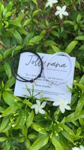 Gelang Couple Salib Mini Tali Satin