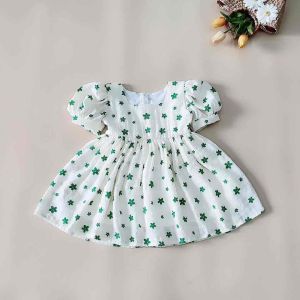 (4-64kg) Đầm Váy Mẹ Và Bé Hoa Xanh NHÍM XÙ KIDS Chất Tơ Đũi Cho Bé Gái Sơ Sinh - 8 Tuổi V102
