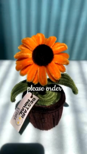 Gantungan Tas Bunga Tangkai Lucu | Kawat Bulu | Keychain Aesthetic