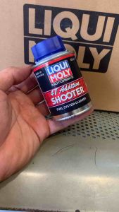 Phụ Gia Xăng E10 - Xăng Khoáng Liqui Moly 4T Additive SHOOTER FUEL SYSTEM CLEANER 7916 80ML Germany