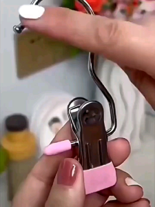 Jepitan Gantungan Mini Chrome Jepit Multifungsi Gantung Serbaguna