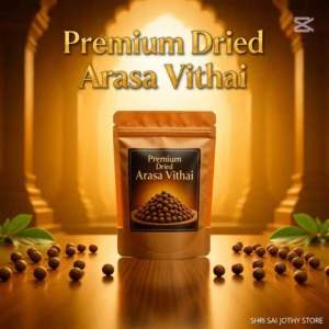 Dried Arasa Vithai (Sacred Fig Seeds) | Ficus Religiosa | Peepal Tree | Bodhi Tree Seeds | Herbal Use