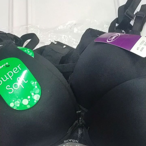 Bra Sorex 17232 Tanpa Kawat Busa Tipis kait 2 Cup B 34-40