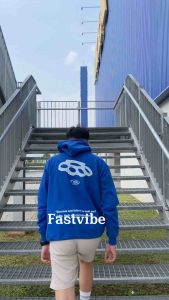 FASTVIBE | HOODIE BOXY OVERSIZE | FIGHT WITH LIFE MOTIF KELLING