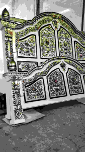 Tempat Tidur Gebyok Ukir Jati Jepara