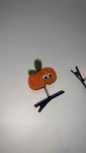 Jepit Rambut Pumpkin Tuing Halloween Lucu Labu Orange Jepit Hairpin Jepitan Tuing Per