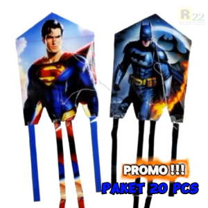 PROMO PAKET 20 PCS - Layangan Mini Karakter - Layangan Seot - Layangan Ubur-Ubur - Layangan Karakter Baru - Layangan Anak Unik dan Seru - Mainan Anak-anak - Gampang Diterbangkan - Grosir - Murah - Promo - Paket 20 Pcs 