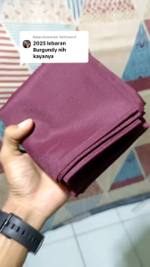 Jilbab Paris Premium Warna Burgundy