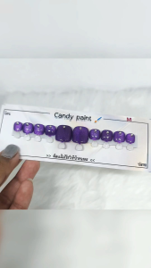 เล็บเจลเท้า เลือกสีทักแชท มีไซส์ทรงให้เลือก พร้อมส่ง ฟรีกาวตะไบแผ่นเช็ดหน้าเล็บ