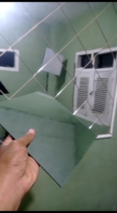 TERMURAH Dekorasi Kaca Cermin Ukuran 24X24 CM/ CERMIN AESTHETIC// CERMIN RECTANGULAR