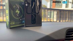 REMAX Fast Charging 45W In Car Phone Charger RCC356 Socket With 2 in 1 Cable