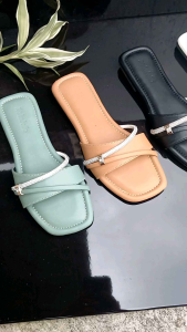 Sandal teplek plat terlaris rumahan riskabella