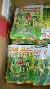 Pupuk TOP ZINK 150gram Terbaik - Obat Padi Asam Asaman & Memperbanyak Anakan Padi