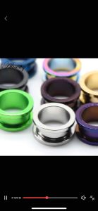 จิวตาไก่ จิวหูระเบิด จิวระเบิดหู จิวขยายหู จิวปากแตร จิวหูตาไก่ ต่างหูตาไก่ จิวหูปากแตร เครื่องประดับร่างกาย มีขนาด 1.6-30 MM