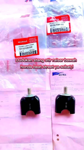 Dudukan raiser bawah stang stir beat street sepasang asli HONDA AHM 53132-K04-930